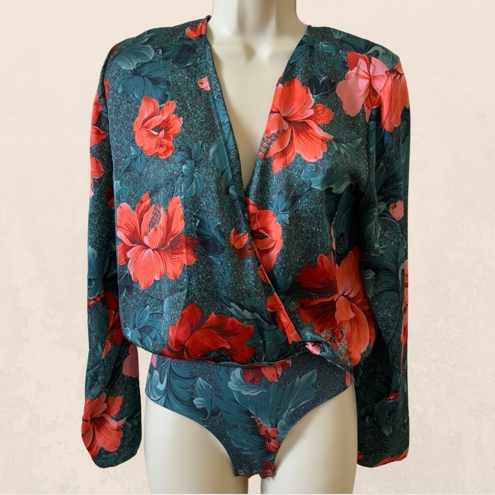 tropical floral bodysuit 🌺
